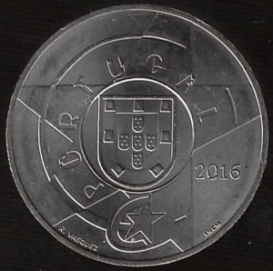 2016 Portogallo € 5.00 Serie Europa Modernismo - immagine 2