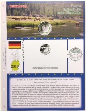 2019 Germania € 5 polimero Zona Temperata Verde Aggiornamento Abafil Singola Zecca