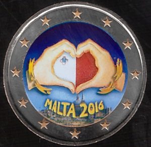 2016 Malta € 2 Bimbi Amore Colore