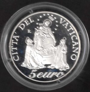 2003 Vaticano € 5 Anno del Rosario in capsula - immagine 2