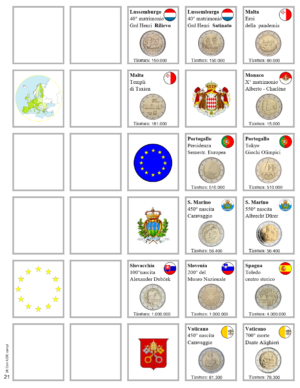 2021. € 2 Aggiornamento Monetando Completo 5 zecche Germania - immagine 2