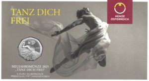 2025 Austria € 5 Arg Danza Folder