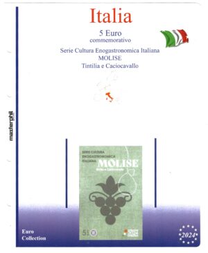 2024 Italia € 5 Molise - Tintilia e Caciocavallo Aggiornamento Masterphil